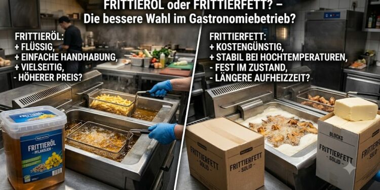 Frittieröl oder Frittierfett? Der große Vergleich für die Gastronomie