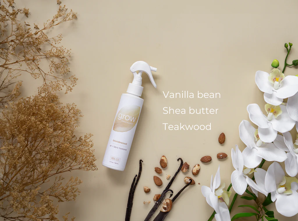 Blondewood Air + Fabric Spray Vanilla bean, shea butter, teakwood (featured)