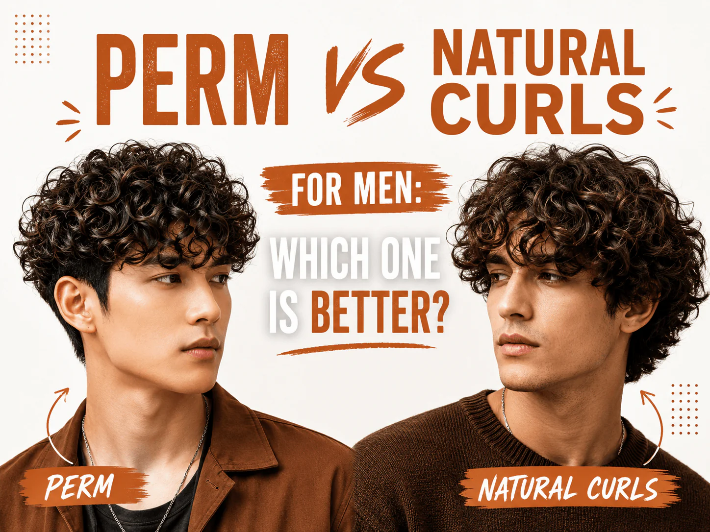 Perm vs Natural Curls for Men