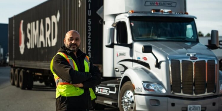 Battery-electric container trucks enter service in Port of Vancouver pilot programme