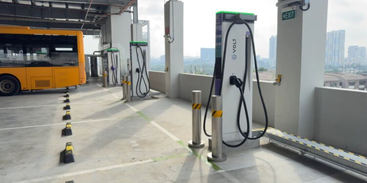 Volt opens Singapore’s largest public e-bus charging hub