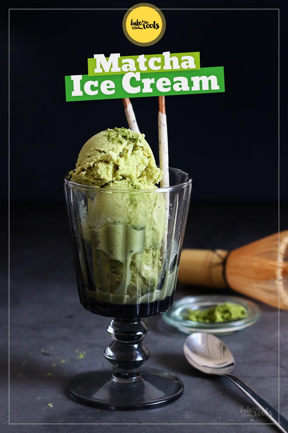 Matcha Ice Cream | Bake to the roots