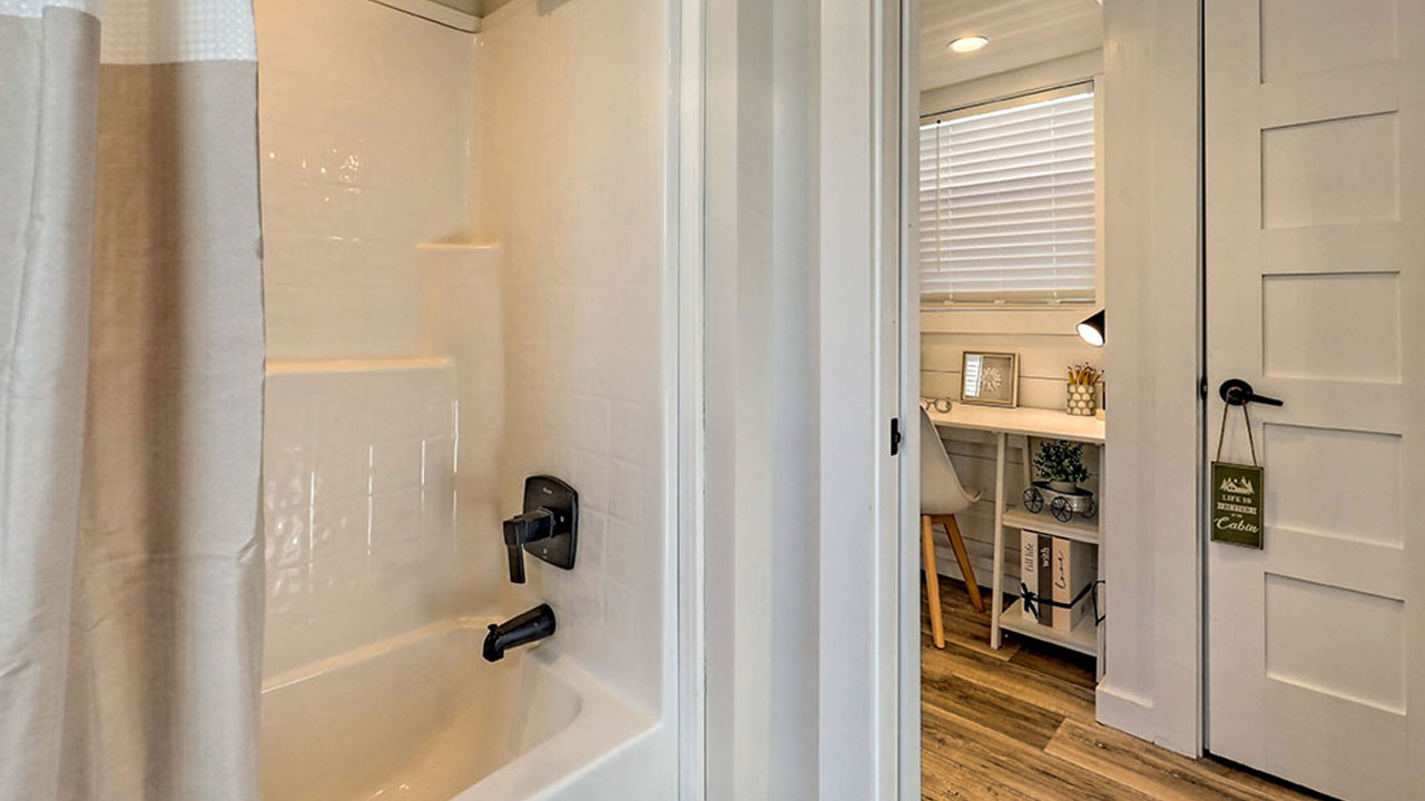 Swayback Tiny House Park Model bathroom