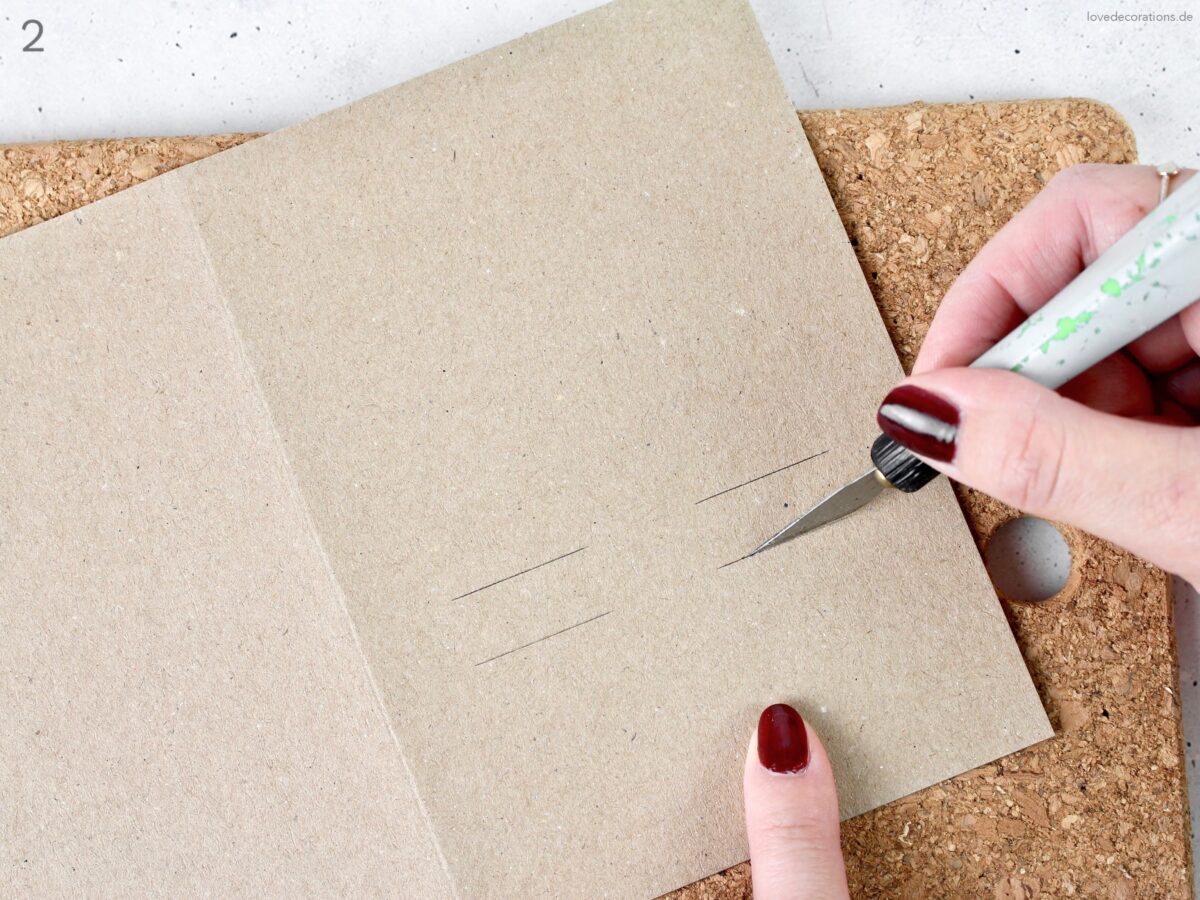 DIY Geburtstagskarte mit Kerze und Streichholz