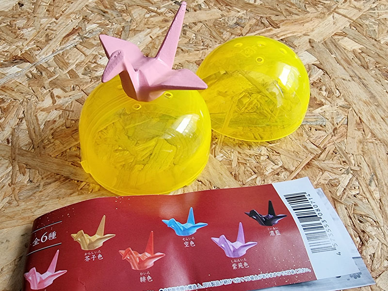 Papierkranich Gashapon