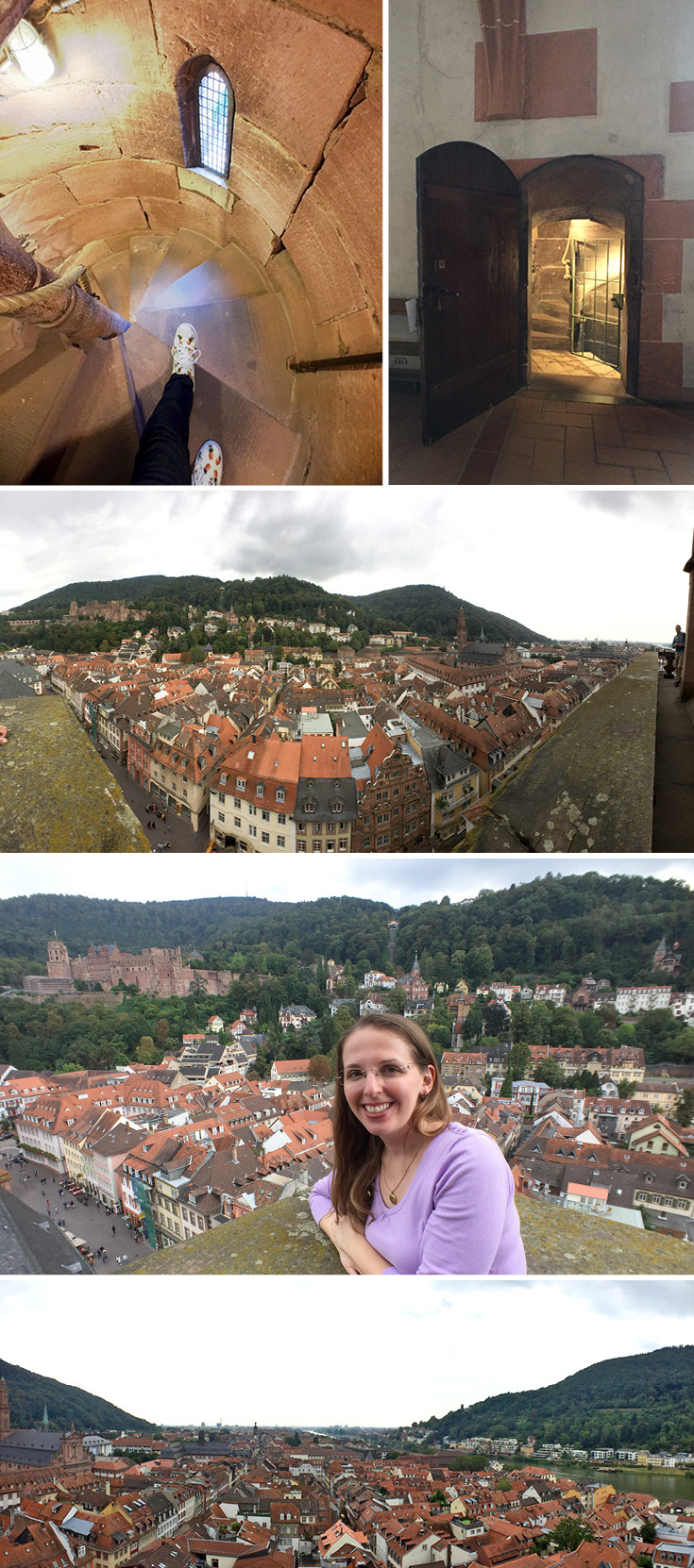 Beenden Sie Ihren Besuch, indem Sie die 204 Stufen zum Turm hinaufsteigen. Von dort aus hat man einen wunderbaren Blick auf das Schloss, den Fluss und natürlich auf die Stadt selbst. Die geringe Gebühr von 2 Euro ist es allemal wert