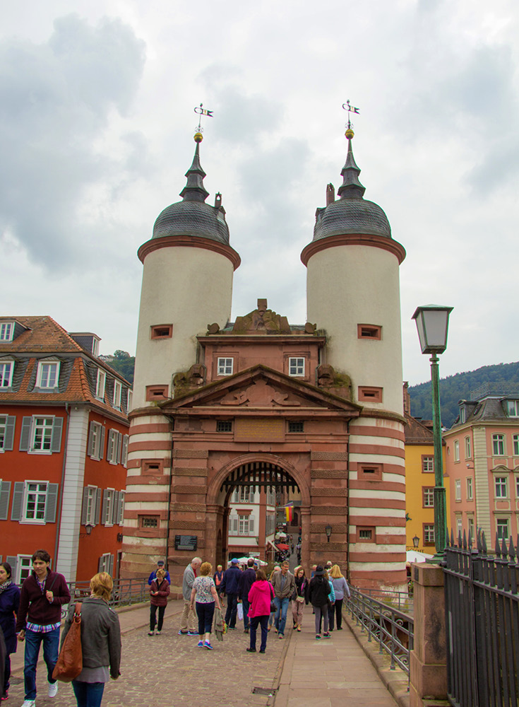 Wachtürme der Alten Brücke von Heidelberg