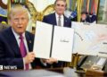 Trump signs order to rename Lake Ontario to Lake America