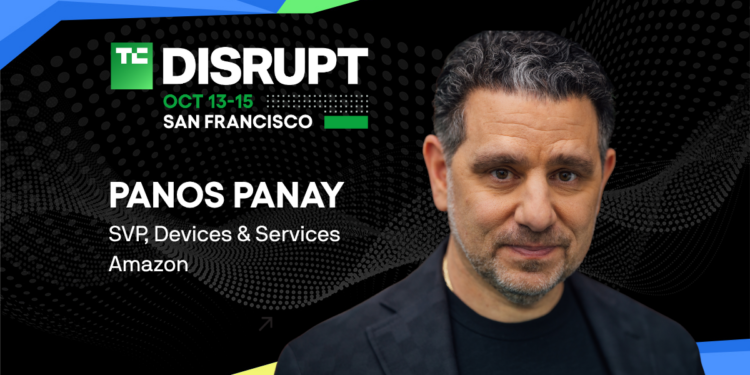 Was kommt nach dem Smartphone? Panos Panay von Amazon wird auf der TechCrunch Disrupt 2026 seine Argumente vorbringen