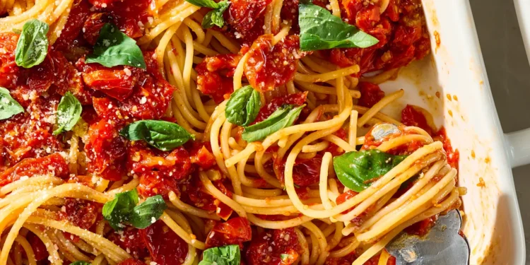 Melting Tomato Spaghetti Recipe | The Kitchn